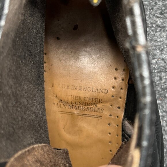 Dr. Martens 1460 Ben Boots Mens Sz 10 Black Smooth Leather Made In England Lace - Picture 15 of 16